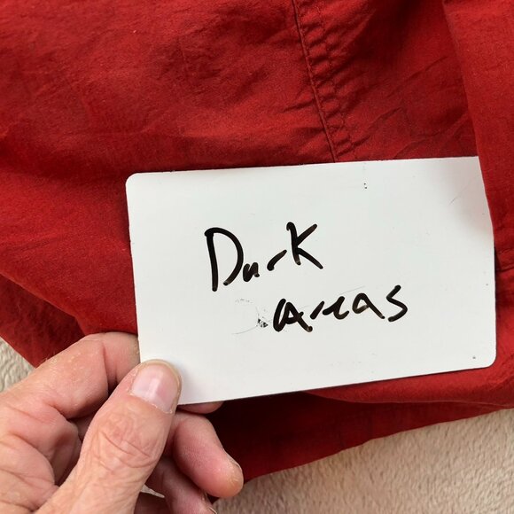 Mens Cargo Shorts Size 34 Measuered Elatic Waist Outdoors Hiking Adjustable Red - Picture 9 of 13